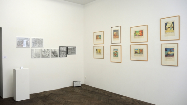Glen Baxter, JiSun Lee (vue de l'exposition) - 