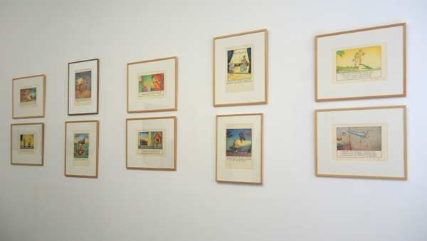 Glen Baxter, vue de l'exposition - 